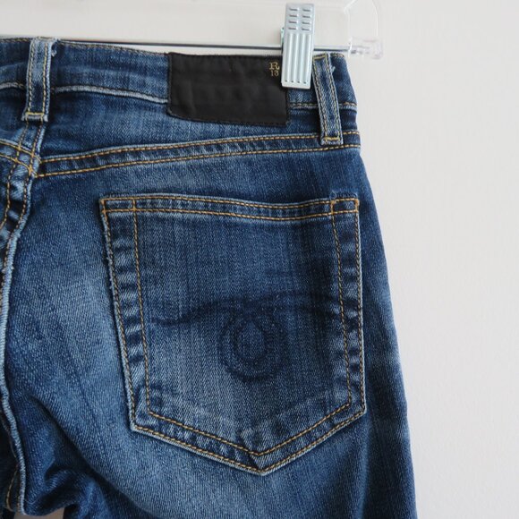 R13 Kate Skinny Jeans in Bankrobber Blue Wash - Size 24 - Picture 12 of 16